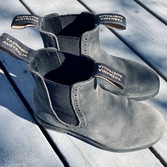 Blundstone Original High Top Boots #1630 - Rustic Black - Picture 3 of 6